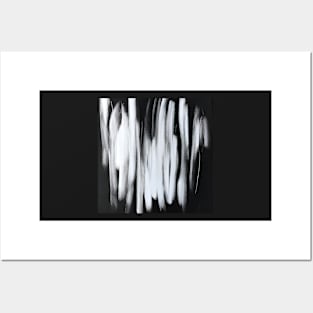 Minimal black on white Posters and Art